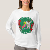 West Highland White Terrier Kerst Elf T-shirt (Voorkant)