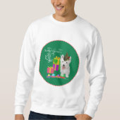 West Highland White Terrier Kerst Elf Trui (Voorkant)