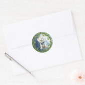West Highland White Terrier Kerst sticker (Envelop)