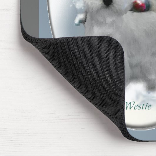 West Highland White Terrier Kerstcadeaus Muismat (Hoek)