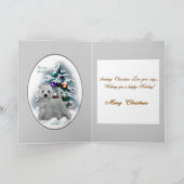 West Highland White Terrier-kerstcadeautjes Feestdagen Kaart (Binnen)