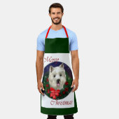 West Highland White Terrier-kerstcadeautjes Schort (Gedragen)