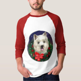 West Highland White Terrier-kerstcadeautjes T-shirt