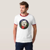 West Highland White Terrier-kerstcadeautjes T-shirt (Voorkant volledig)