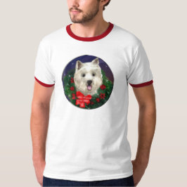 West Highland White Terrier-kerstcadeautjes T-shirt