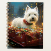 West Highland White Terrier Kerstfeest Planner (Voorkant)
