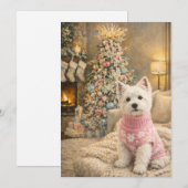 West Highland White Terrier Kerstkaart (Voorkant / Achterkant)