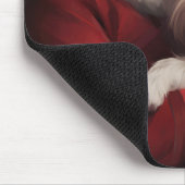 West Highland White Terrier Kerstman Kerstmis Muismat (Hoek)