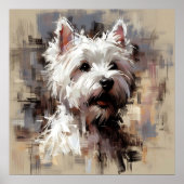 West Highland White Terrier-kunstposter Poster (Voorkant)
