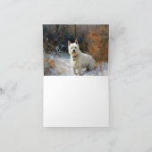 West Highland White Terrier laat het sneeuwen Kers Kaart (Binnen)