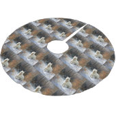 West Highland White Terrier laat het sneeuwen Kers Kerstboom Rok (Gekanteld)