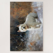 West Highland White Terrier laat het sneeuwen Kers Legpuzzel (Verticaal)