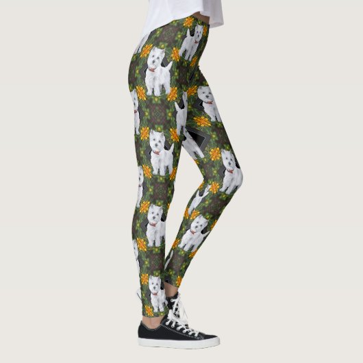 West Highland White Terrier Leggingen Leggings (Rechts)