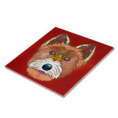 West Highland White Terrier lelijke hond Tegeltje (Zijkant)