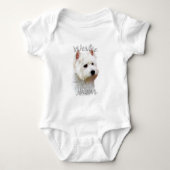 West Highland White Terrier Ma 2 Romper (Voorkant)