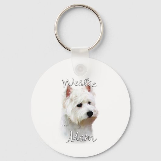 West Highland White Terrier Ma 2 Sleutelhanger (Voorkant)