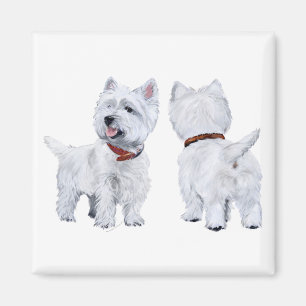 West Highland White Terrier Magneet