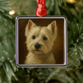 West Highland White Terrier Metalen Ornament
