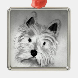 West Highland White Terrier Metalen Ornament