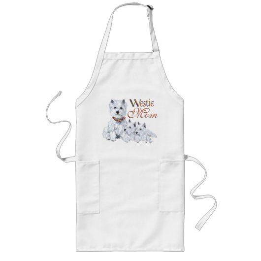 West Highland White Terrier MOEDER Lang Schort (Voorkant)