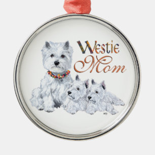 West Highland White Terrier MOEDER Metalen Ornament