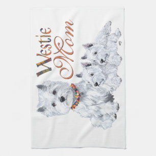 West Highland White Terrier MOEDER Theedoek