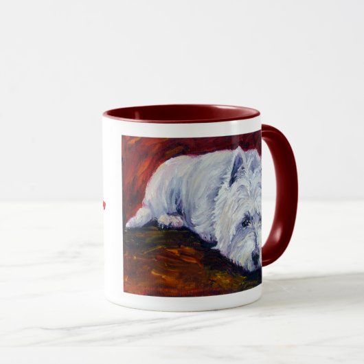 West Highland White Terrier Mok (Voorkant rechts)