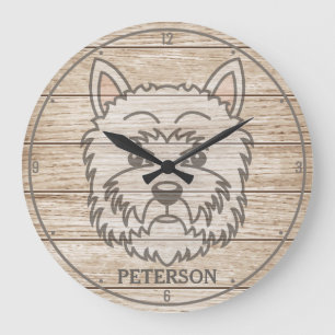 West Highland White Terrier NAME Westie Puppy Dog Grote Klok