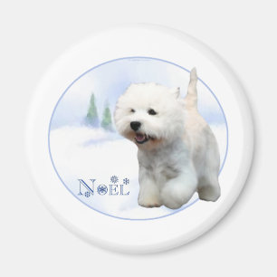 West Highland White Terrier Noel - Magneet