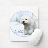 West Highland White Terrier Noel Muismat (Met muis)