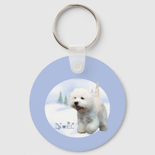 West Highland White Terrier Noel Sleutelhanger