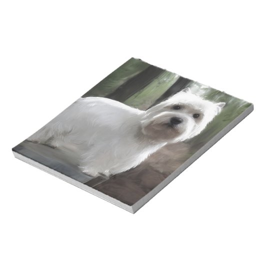 West Highland White Terrier Notitieblok (Linkerzijde)