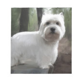 West Highland White Terrier Notitieblok (Voorkant)