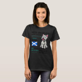 West Highland White Terrier Origin Funny Westie Do T-shirt (Voorkant volledig)