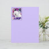 West Highland White Terrier Painting Dog Art (Staand voorkant)