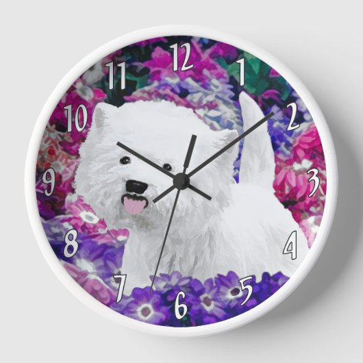 West Highland White Terrier Painting Dog Art (Voorkant)