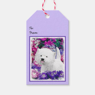 West Highland White Terrier Painting Dog Art Cadeaulabel