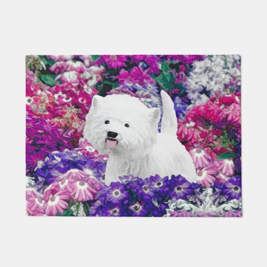 West Highland White Terrier Painting Dog Art Deurmat (Voorkant)