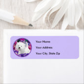 West Highland White Terrier Painting Dog Art Etiket (Insitu)