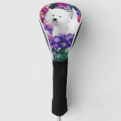 West Highland White Terrier Painting Dog Art Golfheadcover (Voorkant)