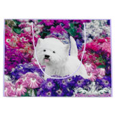 West Highland White Terrier Painting Dog Art Groot Cadeauzakje (Voorkant)
