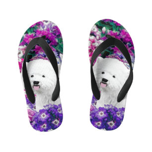 West Highland White Terrier Painting Dog Art Kinder Teenslippers