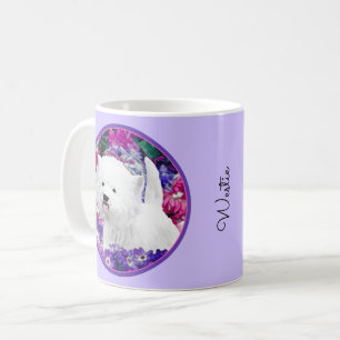 West Highland White Terrier Painting Dog Art Koffiemok