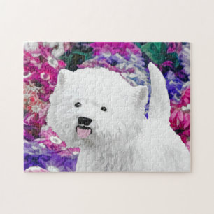 West Highland White Terrier Painting Dog Art Legpuzzel