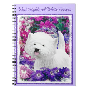West Highland White Terrier Painting Dog Art Notitieboek