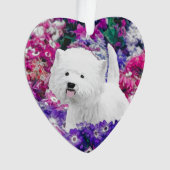 West Highland White Terrier Painting Dog Art Ornament (voorkant)