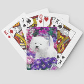 West Highland White Terrier Painting Dog Art Pokerkaarten (Achterkant)