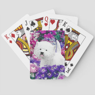 West Highland White Terrier Painting Dog Art Pokerkaarten