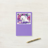 West Highland White Terrier Painting Dog Art Post-it® Notes (Op bureau)