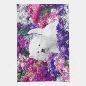 West Highland White Terrier Painting Dog Art Theedoek (Verticaal)